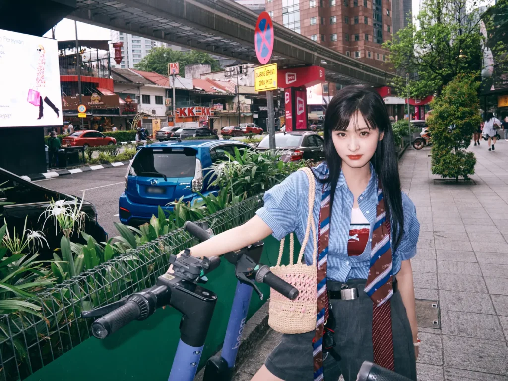 沈月展现青春活力：学院风套装魅力十足 | 360onetravel.com | 旅游和娱乐出版品