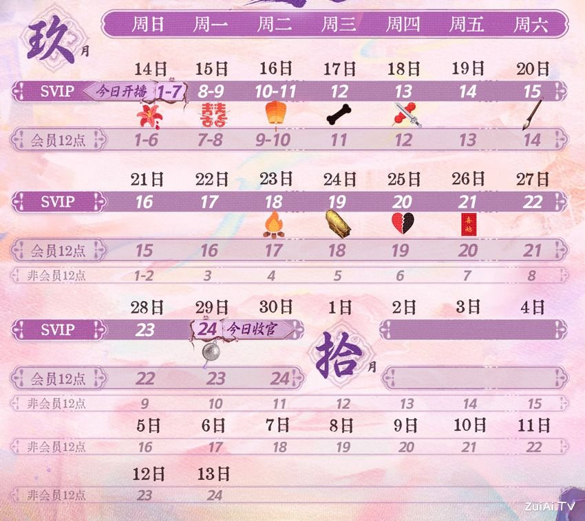 a1 | 光影旅途 《白夜宸缘起三生》追剧日历及更新信息 | 光影旅途