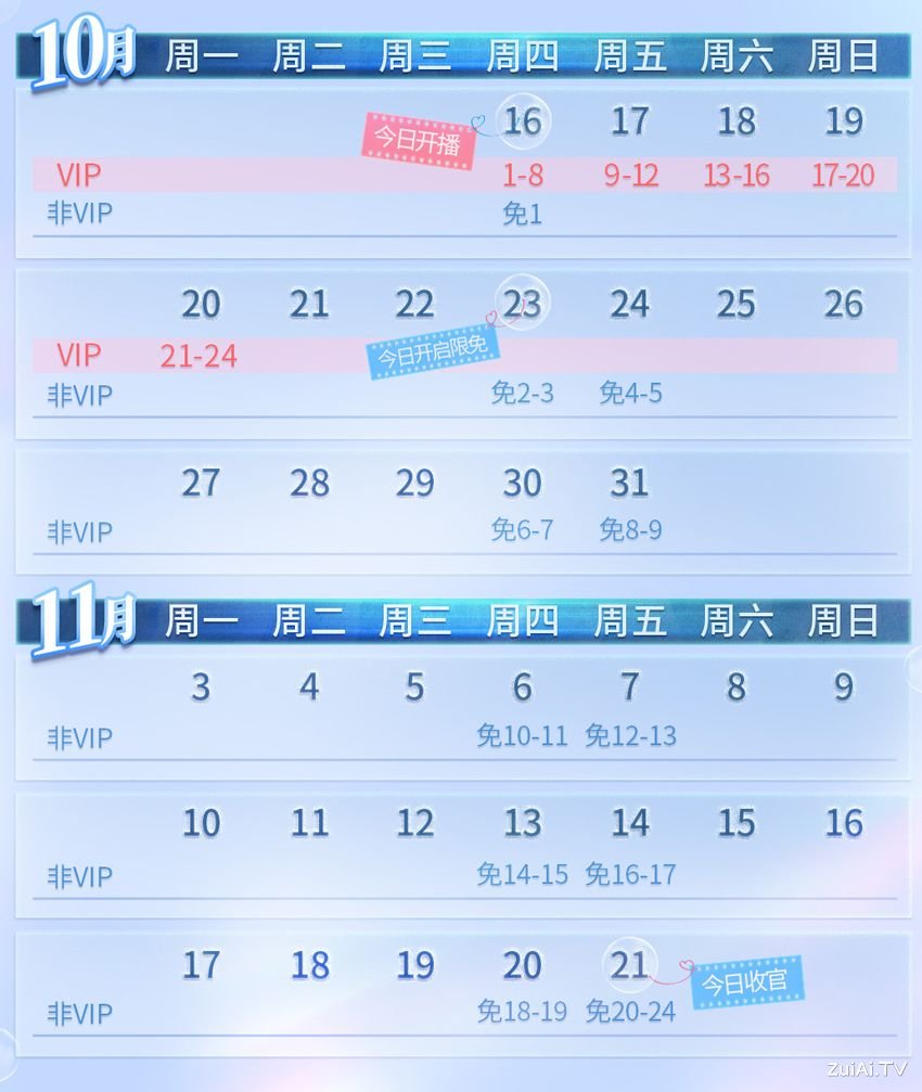 2025101639887537 | 光影旅途 《我不是随便的人》追剧日历详解 | 光影旅途